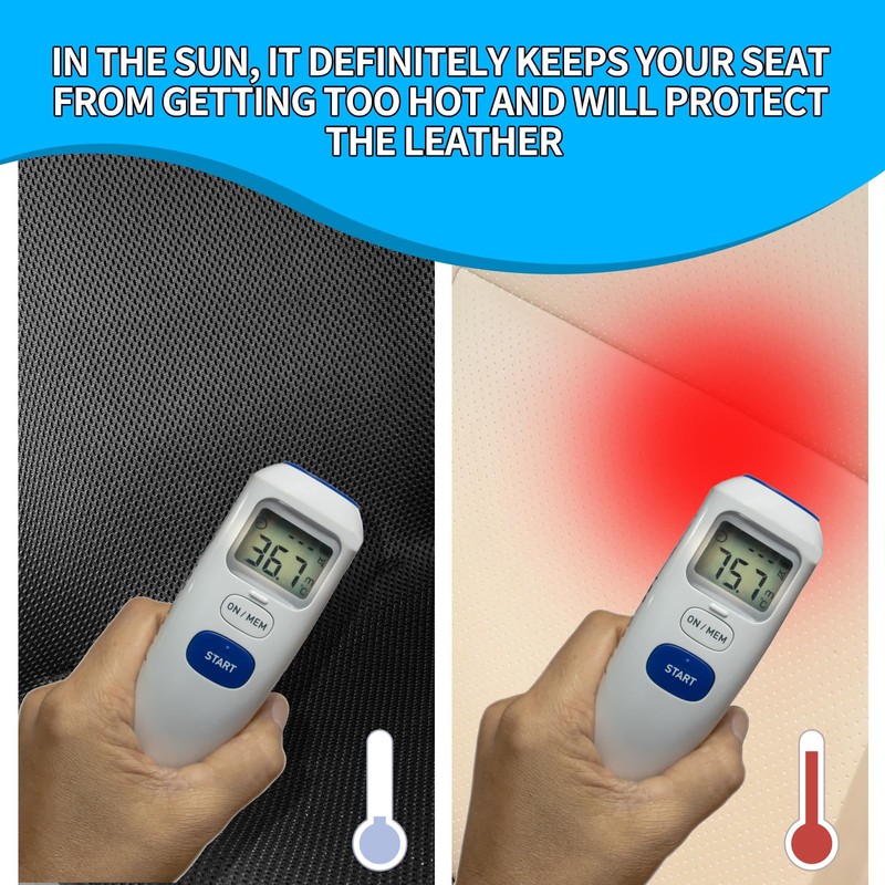 KINGLETING Cool Seat Cushion, Breathable Car Seat Cushion Universal Fit