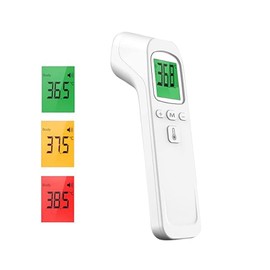 Infrared Forehead Thermometer, Contactless Type Fever Thermometer, Baby Thermometer, LCD Display, Digital Forehead Thermometer with Instant Reading, Fever Alarm, °C/°F Switch