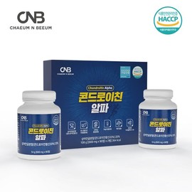 채움앤비움 콘드로이친 알파 초록입홍합 보스웰리아 상어연골 정 3개월분 Chaeum & Bioum Chondroitin Alpha Green-Lipped Mussel Boswellia Shark Cartilage Supplement, 3-Month Supply