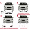 For Ford Taurus SHO Front Rear Bumper Lip Spoiler Body
