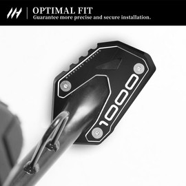 MotHeart Aluminum Side Stand Plate for GSX-S 1000 2015-2024 GSX-S 1000F 2015-2020 GSX-S 1000GT 2022-2024 GSX-S 1000GX 2024 GSX-S 1000GX+ 2024 GSX-S 1000GX+ 2024 GSX-S 1000GX+ 2024 GSX-S 1000GX+ 2024