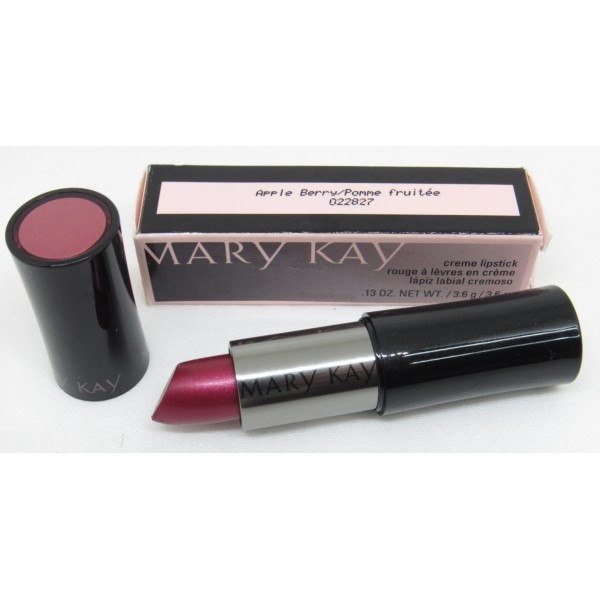 MARY KAY Creme Lipstick "Apple Berry" 022827 Full Size .13