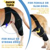 Dog Knee Brace for Hind Front Leg, Adjustable Dog ACL