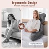 TranquilRelax Reading Pillow, Back Pillow with Pockets for Bed Sitting