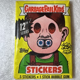 FACTORY SEALED 1987 Garbage Pail Kids Series 12 (12th) GPK Sealed Single Pack!