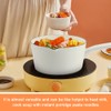 Enamel Milk Pan, 1.2L Enamel Saucepan, Mini Butter Warmer Pan