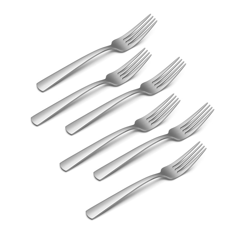 Oneida Aptitude Everyday Flatware Salad Forks, Set of 6, 18/0