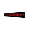 ERPART 6.4L 392ci RED on Black Highly Polished Real Aluminum