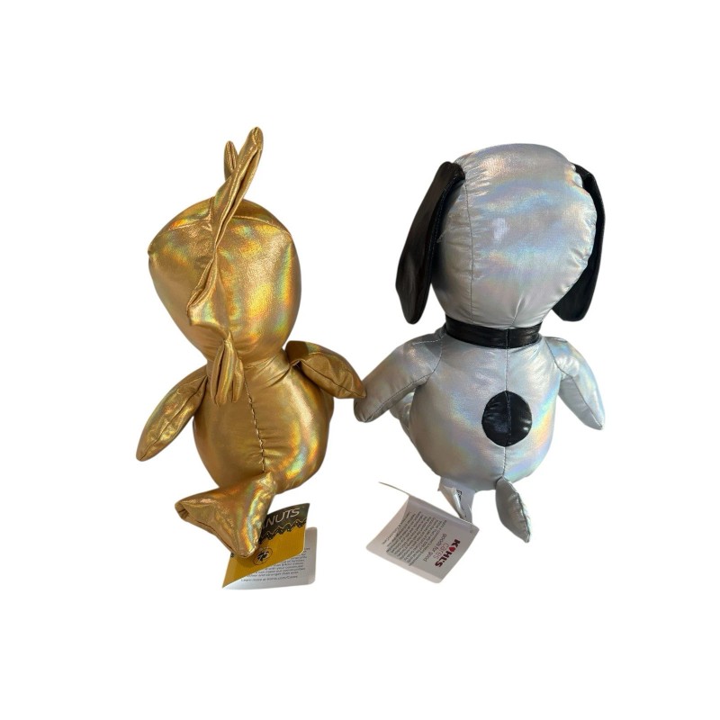 PEANUTS 75th Anniversary LIMITED EDITION Silver Snoopy & Gold Woodstock