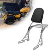 Sissy Bar Backrest + Luggage Rack Compatible For Harley-Davidson Sportster