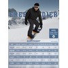 FREE SOLDIER Men's Waterproof Snow Insulated Pants Winter Skiing Snowboarding