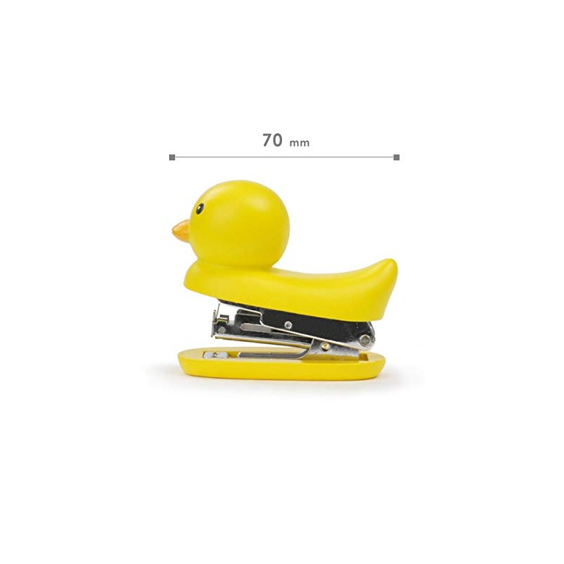 Setocraft Stapler Duck Yellow Stapler Height: Approx. 2.4 inches (6.2