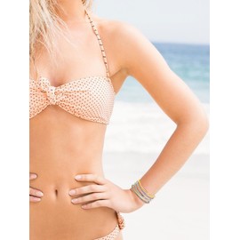 Pulseras de cuerda larga tiantian para adolescentes, niñas, pulseras de amistad, regalos para niñas, regalos de moda, pulsera de 16 años, pulsera para mujer, pulseras de playa, Ajustable, Latón, Sin