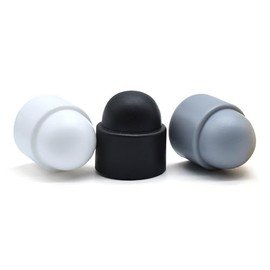 Plastic Cap Hex. (BLANC, M10 (Pack of 25)