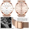 Reloj para Mujer, Dama, Pulseras Cuarzo con Correa de Malla