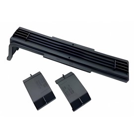 VZU Car AC Cabin Filter Cover Plate with 2 Sliders, Dust Cabin Pollen Filter Housing Flap Cover, Air Filter, Housing & Cover Compatible with VW Polo