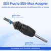 FIFIBANG SDS PLUS to SDS MAX Adapter for Hammer Drill