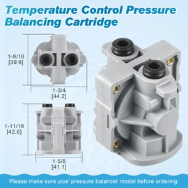 Dreyoo Pressure Balancing Cartridge and Valve Stem Assembly, Compatible with 971-2500 and 974-2910, Compatible with Pfister 0X8/JX8/VB8/JV8 Deep Casting Valve, for Single Handle Tub and Shower Parts
