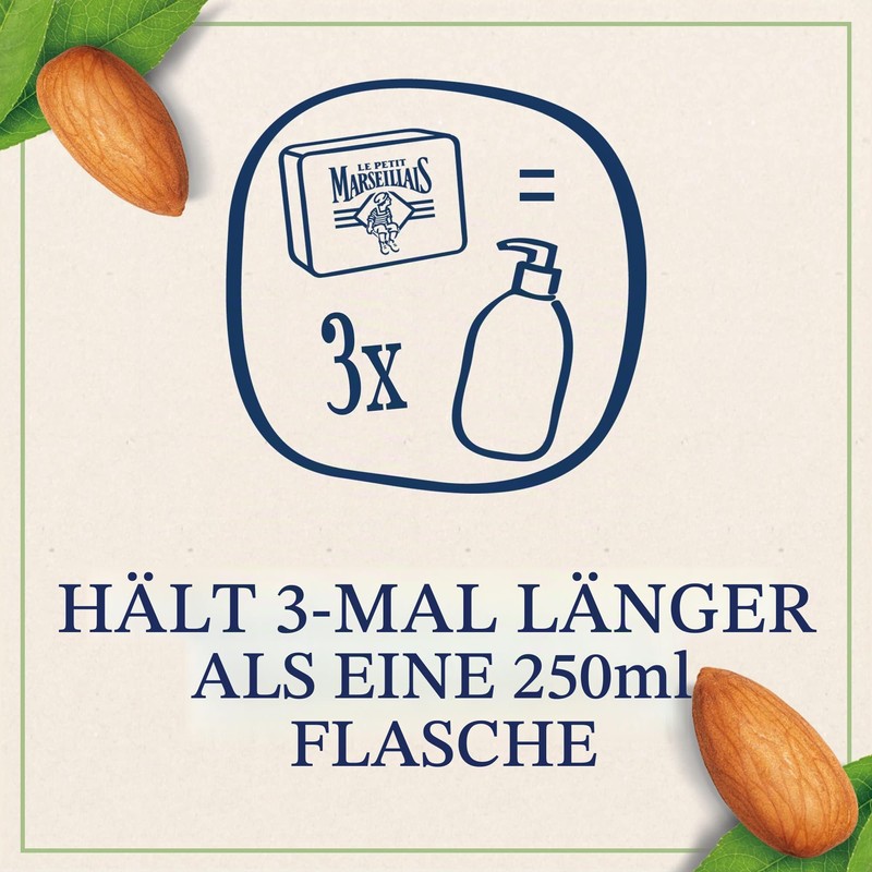 Le Petit Marseillais Kraft Soap Almond Soft 2 x 100g