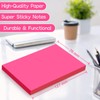 12 pads of sticky notes (76 x 127 mm), 6
