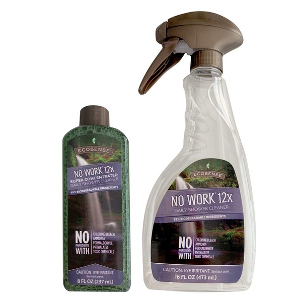Melaleuca Ecosense No Work Daily Shower Cleaner 8 OZ (8oz w/Spray Bottle)