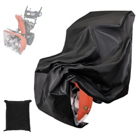 lasuroa Snow Blower Cover, Waterproof Dustproof Heavy Duty 420D Oxford Snow Thrower Cover Snowblower Protector for Outdoor Universal for Most Two Stage Snow Blowers Machine, 47 x 40 x 32