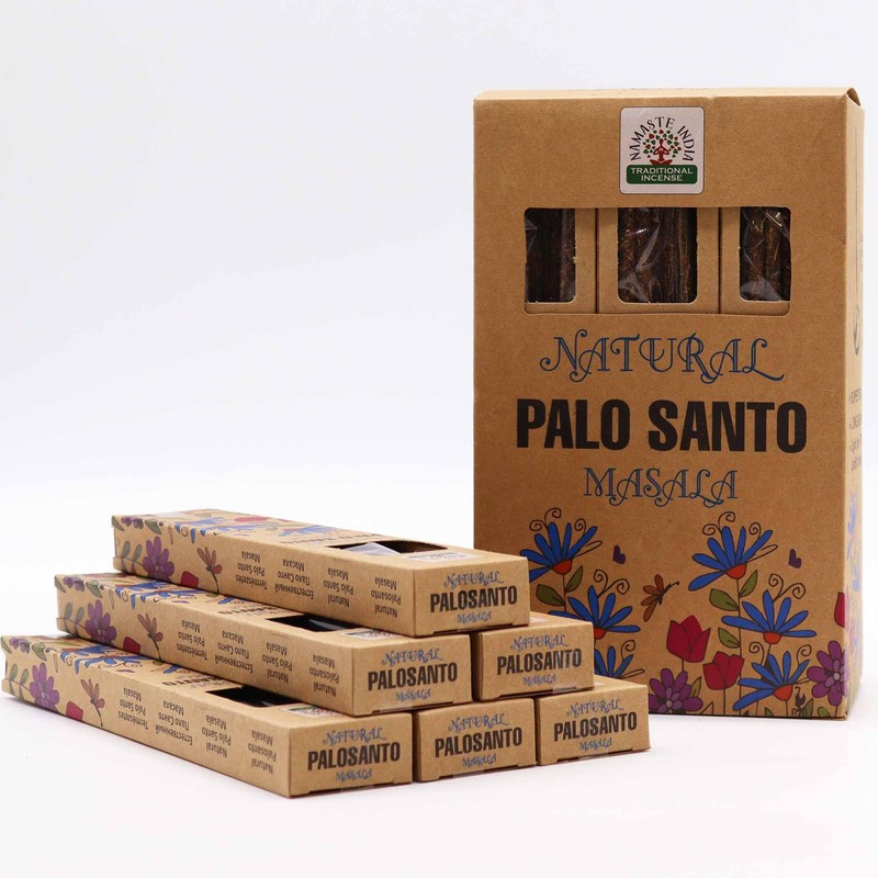 Premium Hand Made Botanical Masala Incense Sticks, Palo Santo, Gift
