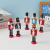 Wisplye Christmas Nutcracker Ornaments, Pack of 6 Christmas Nutcracker Soldier