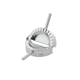 Kuchenprofi Ravioli Cornish Pasty Maker Mould and Cutter Stainless Steel Silver 12 cm Diameter