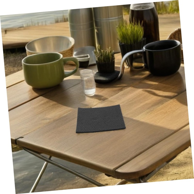 Gatuida Graphite Carbon Felt 2pcs Carbonized Felt Sheet for Vacuum