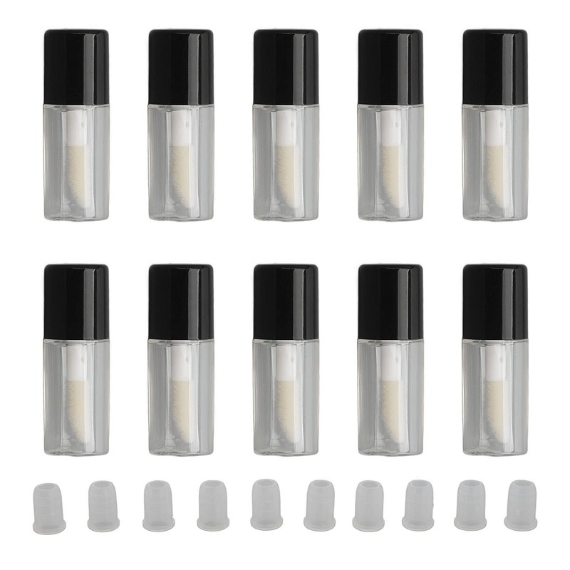 10pcs 1.2ml Empty Lip Gloss Containers Tubes Refillable Lip Balm