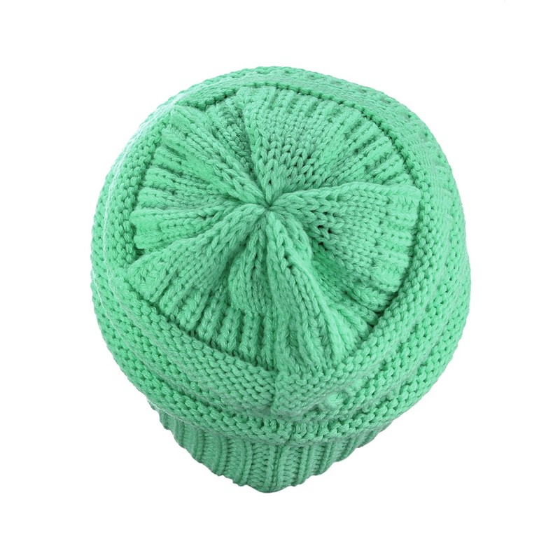 NYFASHION101 Trendy Warm Chunky Soft Stretch Cable Knit Slouchy Beanie