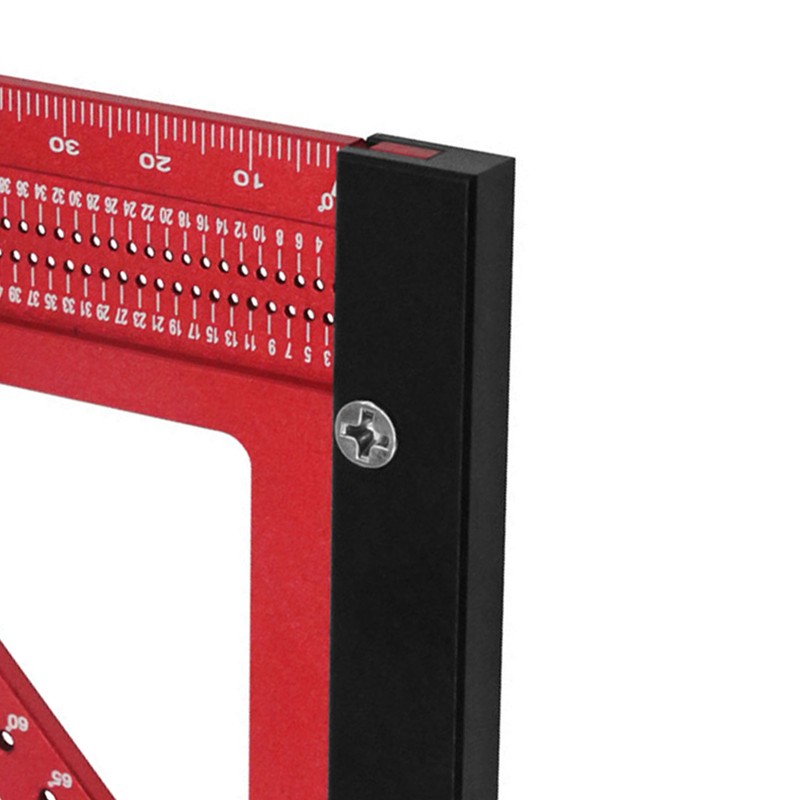 Woodworking Triangle Ruler Aluminum Alloy High Accuracy Portable Rafter Square