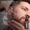 Kaisasa® Kit Barba aceite para barba,cuidado de barba,shampoo para barba,kit