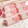 Fyeoxle 50PCS Pink Bow Confetti Fabric Pink Bow Bachelorette Party