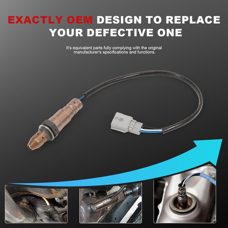 4PCS Oxygen Sensor Upstream Downstream Fit for Altima 2015-2018 Maxima