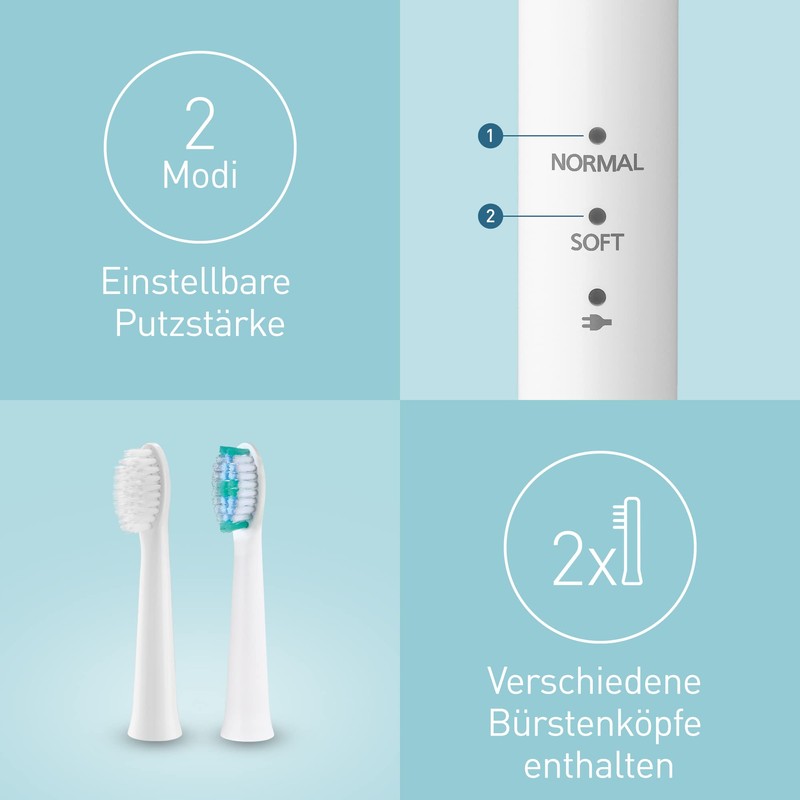 Panasonic Schallzahnbürste EW-DM81 mit Soft-Start-Funktion