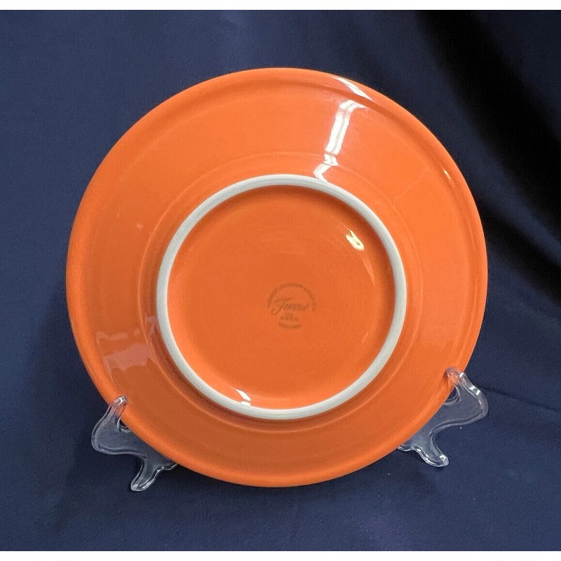 HOMER LAUGHLIN FIESTA WARE 9" ROUND BUFFET LUNCHEN PLATE(S) TANGERINE