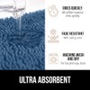 GORILLA GRIP Bath Rug Mat 30x20, Thick Soft Absorbent Chenille,