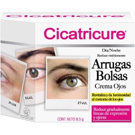 Crema CICATRICURE para Arrugas y Bolsas de Ojos – 8.5 g Reduce y previene gradualmente líneas de expresión, bolsas, arrugas y ojeras. Revitaliza el contorno de ojos.