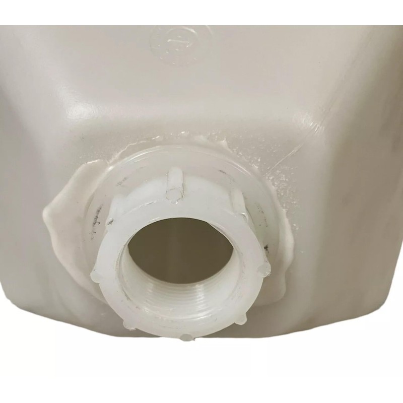 Ace Roto-Mold Blow Molded 5 Gallon Square Rinse Tank, White
