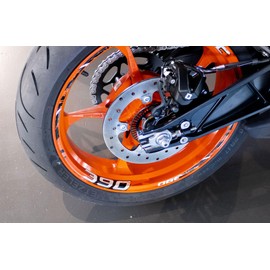 Felgenrand Aufkleber Motorcycle Sticker Set Compatible with KTM 390 Duke X710158VA