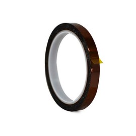 WOD KPT-1 Kapton Polyimide Tape High Heat Temperature Resistant Silicone Adhesive - 5/8 inch x 36 yd. - Ideal For 3D Printers Platform, BGA Heating, Electric & Soldering Task