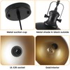 LWWHQ Black Pendant Lights Kitchen Island 2 Pack, Farmhouse Kitchen