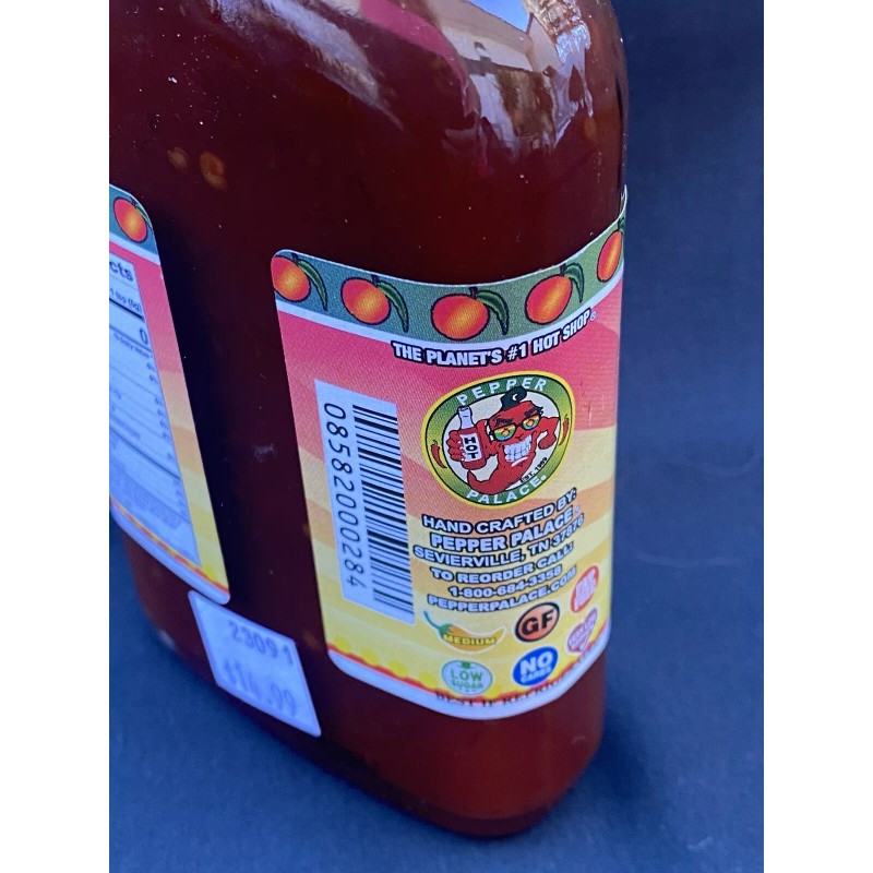 Pepper Palace PEACH SERRANO Hot Sauce fl oz
