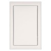 Builders Edge 130120001117 Jumbo Mounting Block 117, Bright White