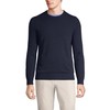 Lands' End Mens Fine Gauge Cashmere Sweater Radiant Navy Regular