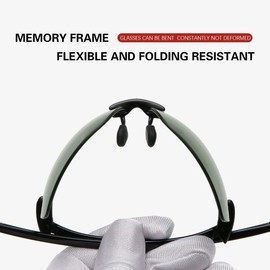 Rimless Polarized Sport Sunglasses for Men and Women Driving Cycling Running Fishing Golf UV400 Protection Sun Glasses Fashion Shades Retro Eyeglasses Anti Glare Classic Mirror Lens Eyewear Dark Green