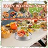 9.3" 304 Stainless Steel Cold Chilled Serving Tray, Appetizer Shrimp