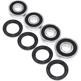 Compatible with HONDA FL250 Odyssey ATV Bearing & Seals Kit both sides Front Wheel 1977-1984 (Aftermarket Parts)